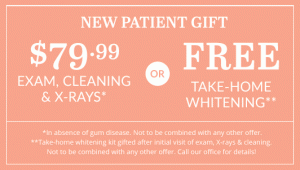 Coupon for $79.99 Exam, Cleaning & X-Ray or Free Take-Home Whitening